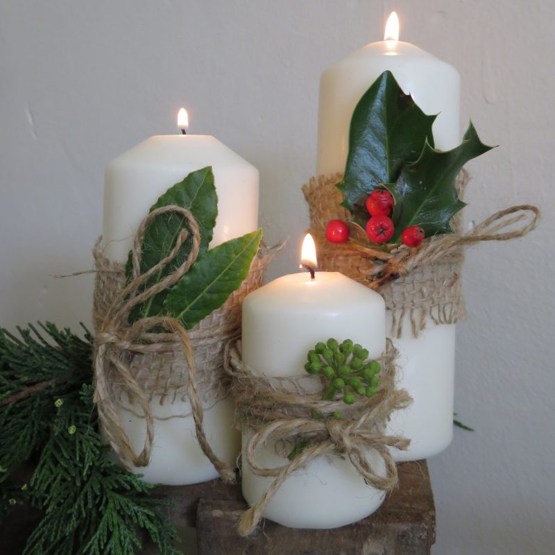 festive candles